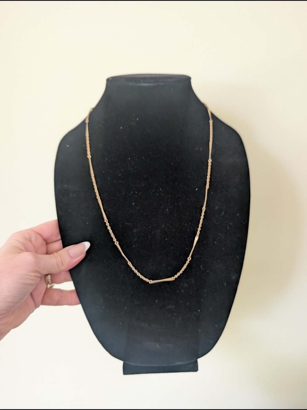 Elegant Gold Bar Station Necklace - Women's Jewelry